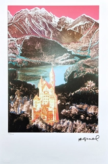 Andy Warhol - Neuschwanstein x/100 - edice Leo Castelli s certifikátem