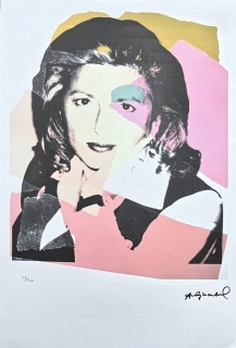 Andy Warhol - Marcia Weisman růžová 52/100 - edice Leo Castelli s certifikátem