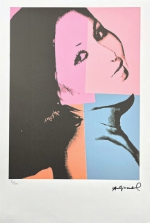 Andy Warhol - Sachiko z boku 33/100 - edice Leo Castelli s certifikátem