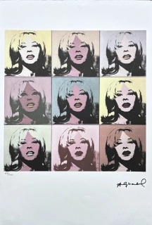 Andy Warhol - Holly Solomon 64/100 - edice Leo Castelli s certifikátem