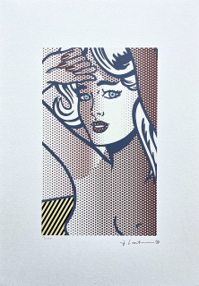 Roy Lichtenstein - Nude with blue Hair - signováno, 35x50cm, limitovaná edice 31/150