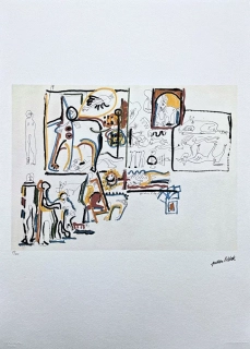 Jackson Pollock - Animals and figures 89/300 - signováno 50x70cm