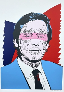 Pasta Oner - Václav Havel 5/89 - originální serigrafie, signováno limitovaná edice, 50x70cm