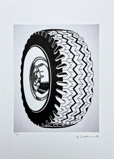Roy Lichtenstein - Tire - signováno, 35x50cm, limitovaná edice 33/150