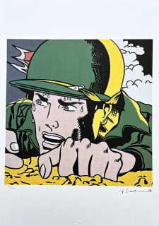 Roy Lichtenstein - Scared Witless - signováno, 35x50cm, limitovaná edice 56/150