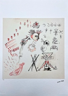 Jackson Pollock - Faces 36/300 - signováno 50x70cm