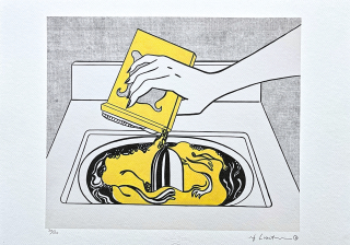 Roy Lichtenstein - Washing Maschine - signováno, 50x35cm, limitovaná edice 30/150