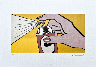 Roy Lichtenstein - Spray I - signováno, 50x35cm, limitovaná edice 23/150
