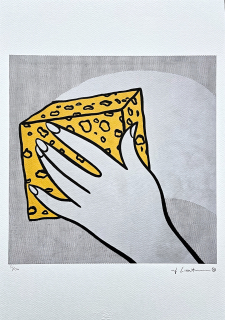 Roy Lichtenstein - Sponge II - signováno, 35x50cm, limitovaná edice 51/150