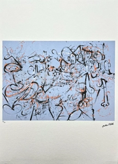 Jackson Pollock - Depresed figures 110/300 - signováno 50x70cm