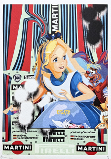 Death NYC - Alice a Martini - limitovaná edice s certifikátem, 32x45cm