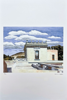 Edward Hopper - Saltillo mansion 65/150 - limitovaná edice, s certifikátem, 38x57 cm