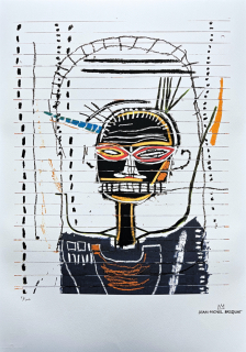 Jean-Michel Basquiat - M 83/300 - limitovaná edice, signováno, 50x70cm 