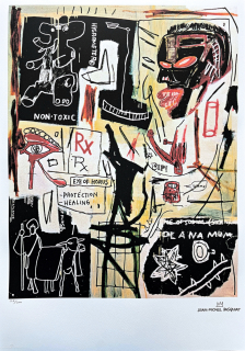 Jean-Michel Basquiat - Melting Point of Ice 126/300 - limitovaná edice, signováno, 50x70cm 