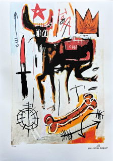 Jean-Michel Basquiat - Lion 14/300 - limitovaná edice, signováno, 50x70cm 