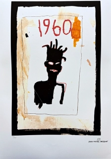 Jean-Michel Basquiat - 1960 285/300 - limitovaná edice, signováno, 50x70cm 
