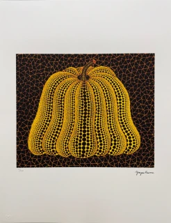 Yayoi Kusama - Pumpkin C x/500 - signováno, číslovaná edice, 50x65 cm