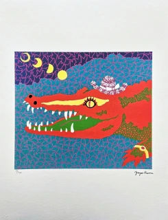 Yayoi Kusama - Lunar Eclipse x/500 - signováno, číslovaná edice, 50x65 cm