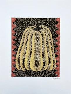 Yayoi Kusama - Pumpkin D x/500 - signováno, číslovaná edice, 50x65 cm