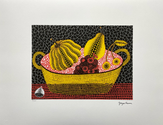 Yayoi Kusama - Pumpkin and Fruits 88/500 - signováno, číslovaná edice, 50x65 cm