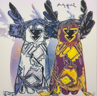 Andy Warhol - Kachina Dolls 175/2400 - 60x60 cm, limitovaná edice CMOA s certifikátem