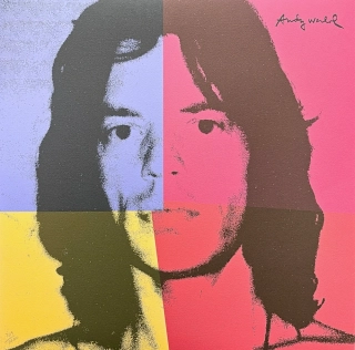Andy Warhol - Mick Jagger barevný 209/2400 - 60x60 cm, limitovaná edice CMOA s certifikátem