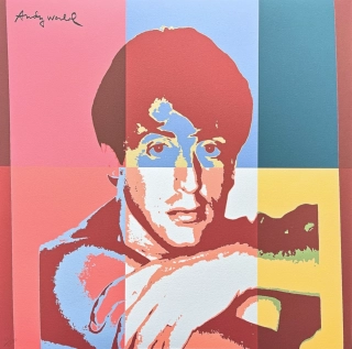 Andy Warhol - Sylvester Stallone barevný 151/2400 - 60x60 cm, limitovaná edice CMOA s certifikátem