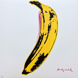 Andy Warhol - Banana 30/2400 - 60x60cm, limitovaná edice CMOA s certifikátem