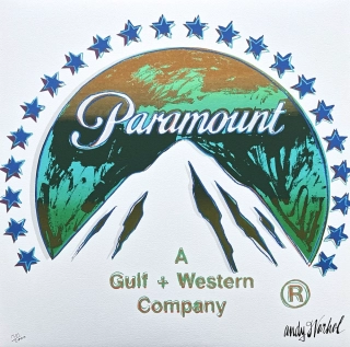 Andy Warhol - Paramount bílo-zelený 1301/2400 - 60x60 cm, limitovaná edice CMOA s certifikátem