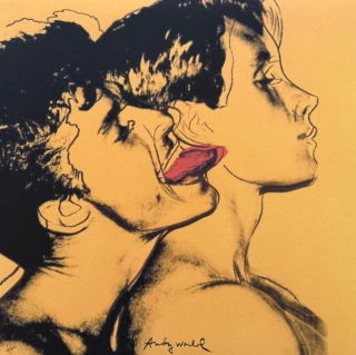 Andy Warhol - Querelle žlutý x/2400 - 60x60cm, limitovaná edice CMOA s ceritifkátem
