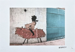 Banksy - Cowboy kid 15/150 - číslovaná edice s certifikátem, razítko, 50x35cm