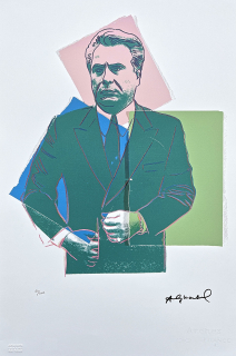 Andy Warhol - John Gotti tmavě zelený 60/100 - edice Leo Castelli s certifikátem