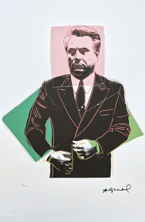 Andy Warhol - John Gotti hnědý 62/100 - edice Leo Castelli s certifikátem
