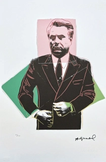 Andy Warhol - John Gotti hnědý x/100 - edice Leo Castelli s certifikátem