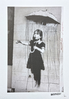 Banksy - Nola 21/150 - číslovaná edice s certifikátem, razítko, 35x50cm