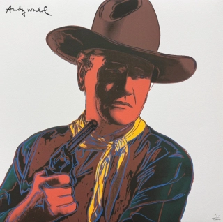 Andy Warhol - John Wayne x/2400 - 60x60 cm, limitovaná edice CMOA s certifikátem