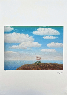 René Magritte - L'utopie 33/100 - limitovaná edice, 50x70cm