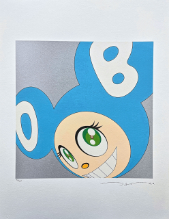 Takashi Murakami - And Then Aqua Blue 96/300- signováno, číslovaná edice, 50x65 cm