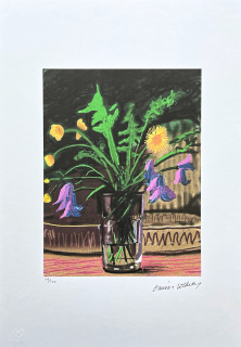 David Hockney - Dandelions 106/500 - limitovaná edice s certifikátem, 35x50 cm