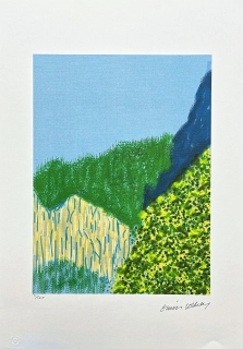 David Hockney - The Yosemite suite no.3 21/500 - limitovaná edice s certifikátem, 35x50 cm