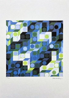 Victor Vasarely - Deuton - VB - limitovaná edice s certifikátem