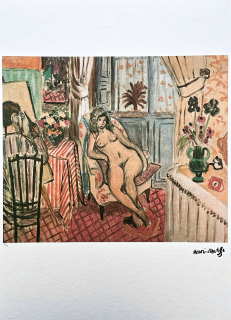 Henri Matisse - The Artist and his model 18/75 - signováno 50x70cm