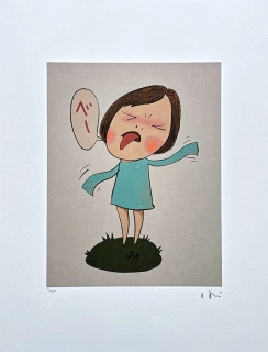 Nara Yoshitomo - Beh 21/300 - signováno, číslovaná edice, 50x65 cm