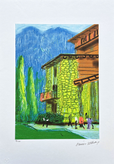 David Hockney - The Yosemite suite no.1 81/500 - limitovaná edice s certifikátem, 35x50 cm