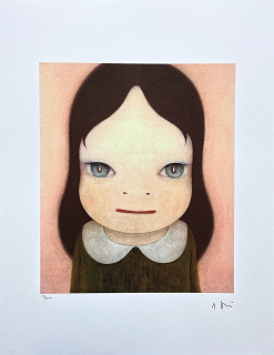 Nara Yoshitomo - Twins II 59/300 - signováno, číslovaná edice, 50x65 cm