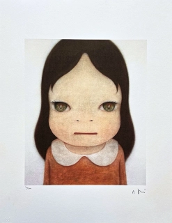 Nara Yoshitomo - Twins I 30/300 - signováno, číslovaná edice, 50x65 cm