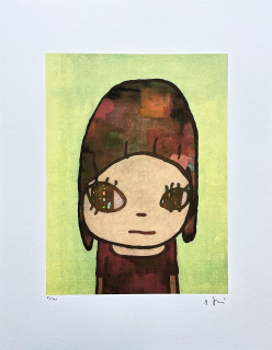 Nara Yoshitomo - Portrait of a Girl 82/300 - signováno, číslovaná edice, 50x65 cm