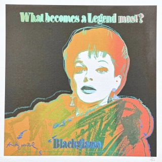 Andy Warhol - Blackglama oranžová 203/500 - signováno, 50x50cm, limitovaná edice CMOA s certifikátem