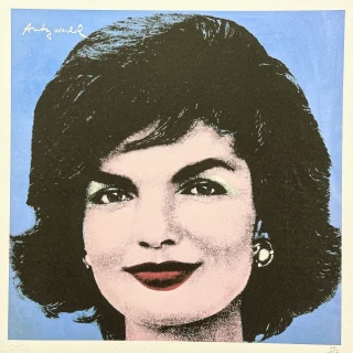 Andy Warhol - Jacqueline Kennedy x/500 - signováno, 50x50cm, limitovaná edice CMOA s certifikátem
