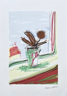 David Hockney - My bedroom window 36/500 - limitovaná edice, s certifikátem, 35x50 cm